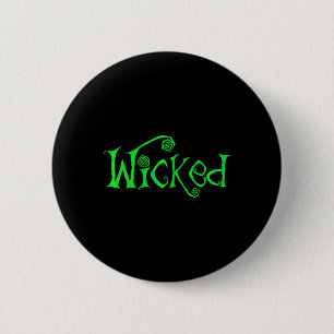 Halloween Wicked Witch Leuk Kostuum Outfit Gift Ronde Button 5,7 Cm