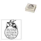 Halloween Wicked Witch Rubberstempel (Gestempeld)