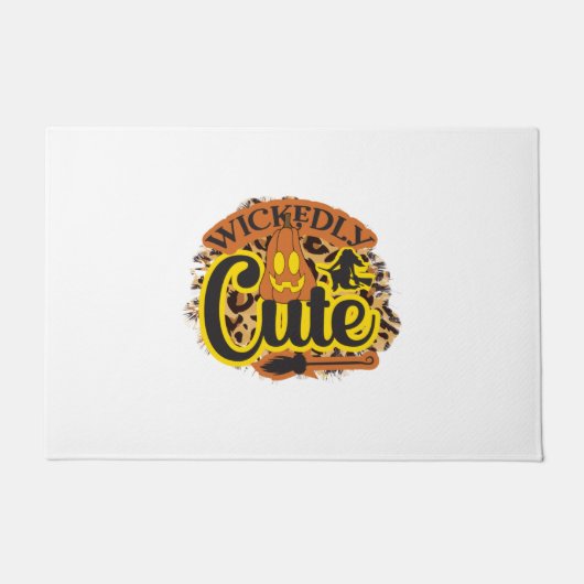 Halloween Wickently Cute Deurmat (Voorkant)