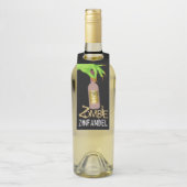 Halloween Wine - Zie achterzijde - Flessenhanger (Op fles)