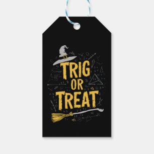 Halloween Wiskunde Docent Trig Of Behandelen Schoo Cadeaulabel