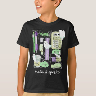 Halloween wiskunde leraar geesten Trig of behandel T-shirt