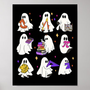 Halloween Wiskunde leraar Poster