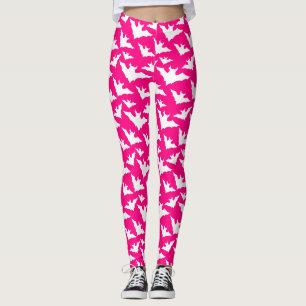 Halloween wit vleermuizen heet roze cool spooky pa leggings