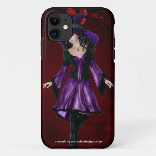 Halloween Witch 1 Dark Fantasy Design Case-Mate iPhone Case (Achterkant)