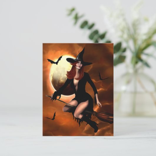 Halloween Witch 2005 Briefkaart (Staand voorkant)