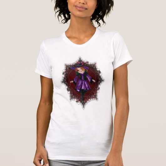 Halloween Witch 2 Fantasy Magic T-Shirt (Voorkant)