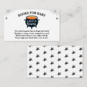 Halloween Witch Baby shower Books for Baby Informatiekaartje (Voorkant / Achterkant)