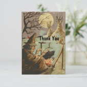  Halloween Witch Brew in Cauldron Bedankkaart (Staand voorkant)