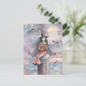 Halloween Witch Briefkaart (Staand voorkant)