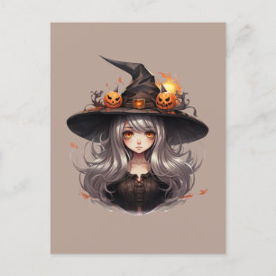 Halloween Witch Briefkaart