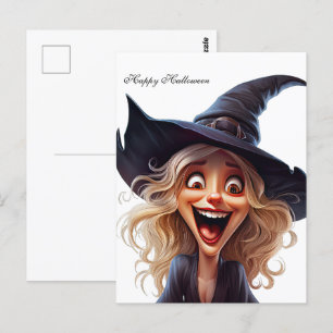 Halloween Witch Briefkaart