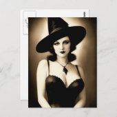 Halloween Witch Briefkaart (Voorkant / Achterkant)