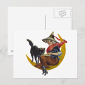 Halloween Witch Briefkaart (Voorkant / Achterkant)