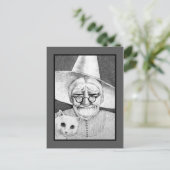 Halloween Witch Briefkaart (Staand voorkant)