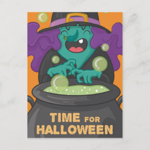 Halloween Witch Briefkaart