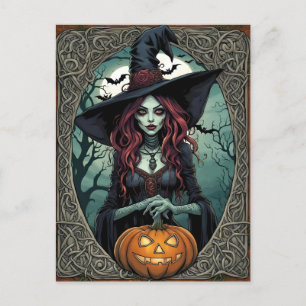 Halloween Witch Briefkaart