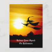 Halloween Witch Briefkaart (Voorkant)