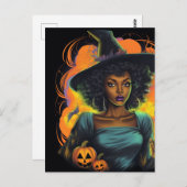 Halloween Witch Briefkaart (Voorkant / Achterkant)