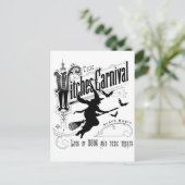  Halloween Witch Briefkaart (Staand voorkant)