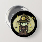 Halloween Witch Button (Voorkant /achterkant)