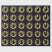Halloween Witch Cadeaupapier (Vlak)