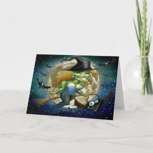 Halloween Witch Card Kaart
