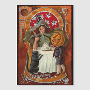  Halloween Witch Casting Spell met hand