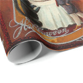  Halloween Witch Casting Spell met hand Cadeaupapier (Rol Hoek)