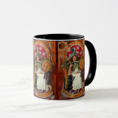 Halloween Witch Casting Spell met hand Mok (Voorkant rechts)