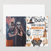 Halloween Witch Cauldron Foto Verjaardag Kaart (Voorkant / Achterkant)