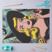  Halloween Witch Comics Tissuepapier (Craft)