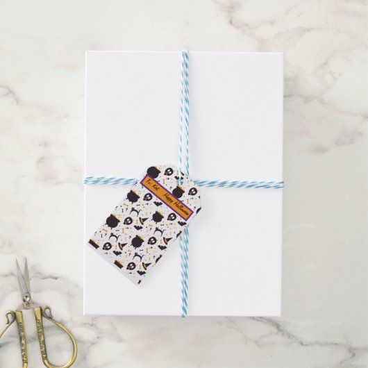 Halloween Witch Craft Cadeaulabel (Met Touw)