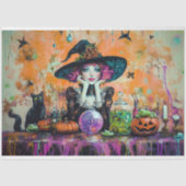 Halloween Witch Decoupage Tissuepapier (Voorkant)