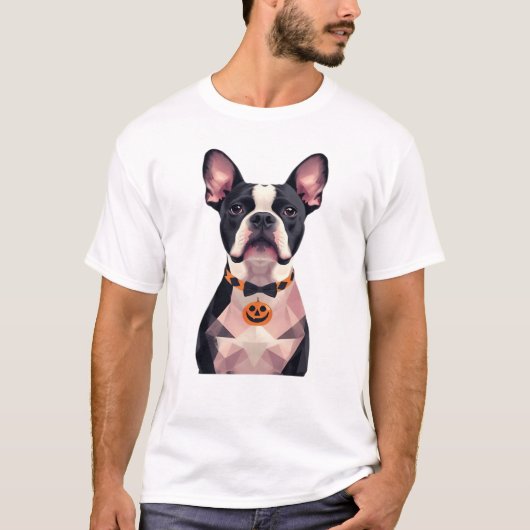 Halloween witch dog Classic T-Shirt (Devant)