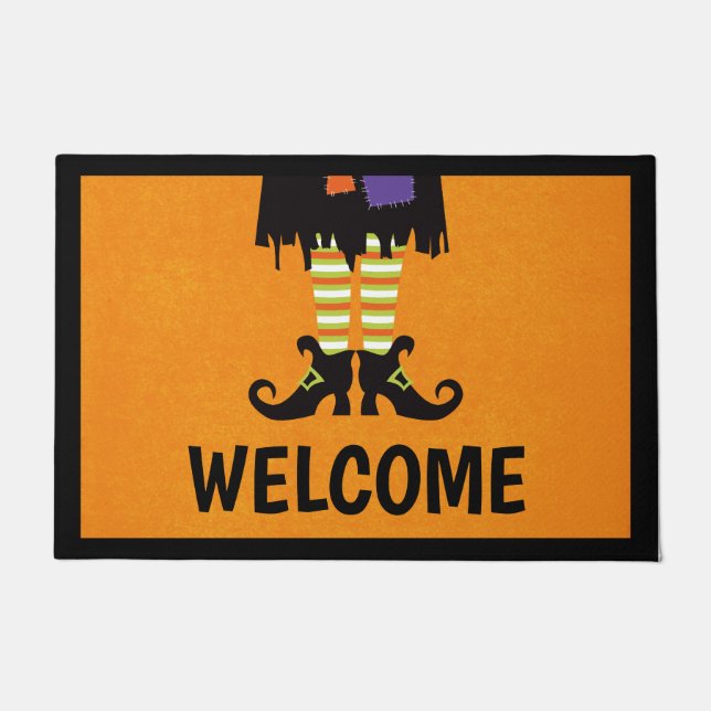 Halloween Witch Doormat Deurmat (Voorkant)