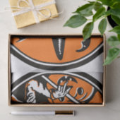  Halloween Witch en Owl Illustratie Tissuepapier (Geschenk)