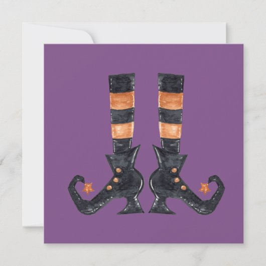 Halloween Witch Feet Gepersonaliseerd (Voorkant)