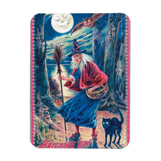  Halloween Witch Flexible Magnet Magneet (Verticaal)