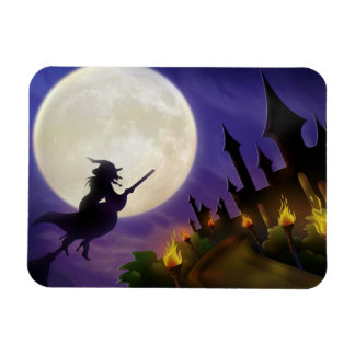 Halloween Witch Full Moon Magneet