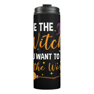 Halloween Witch Funny voor vrouwen Wiccan Witchcra Thermosbeker