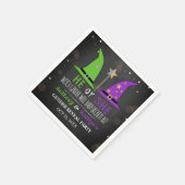 Halloween Witch Gender Reopenbaart zich Servet (Hoek)