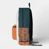 Halloween Witch & Jack o Lantaarns Witchy Vibes Bedrukte Rugzak (Rechts)