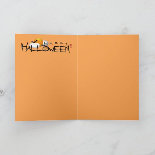 Halloween Witch Kaart (Binnen)