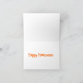 Halloween Witch Kaart (Binnen)