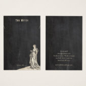 Halloween  Witch Ketting Display Kaart (Voorkant /achterkant)