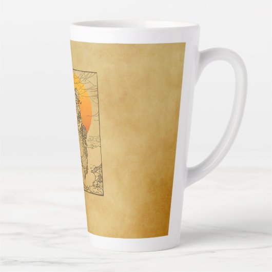  Halloween Witch Latte Mok (Rechts)