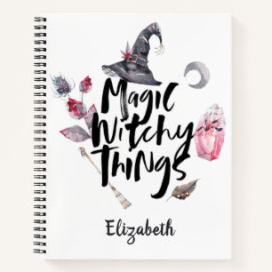 Halloween Witch Magic Witchy Dingen Notitieboek