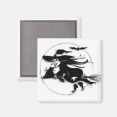 Halloween Witch Magneet (Voorkant / Achterkant)