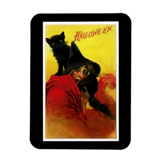 Halloween Witch Magneet (Verticaal)